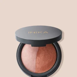 INIKA Organic Baked Blush Duo - Pink Tickle 6.5g