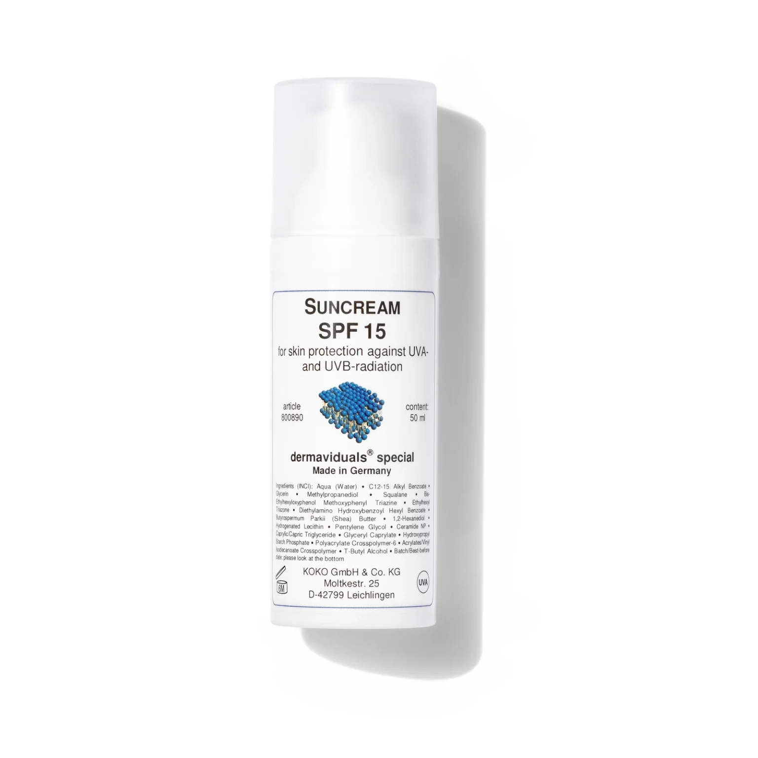 Dermaviduals Sun Protection SPF 15 50ml