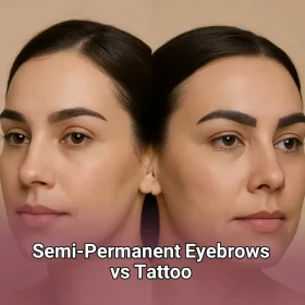 Semi-Permanent Eyebrows vs Tattoo
