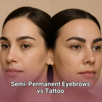 Semi-Permanent Eyebrows vs Tattoo